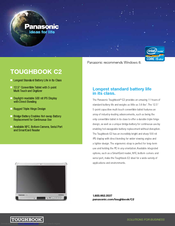 Panasonic Toughbook C2 Specification