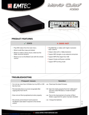 Emtec Movie Cube K220 Product Features
