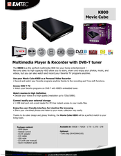 Emtec Movie Cube K800 Overview