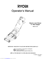 Ryobi C06 Operator's Manual