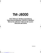 Epson TM-J8000 User Manual