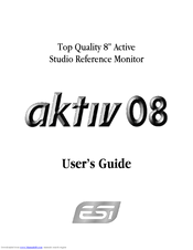 ESI activ 08 User Manual
