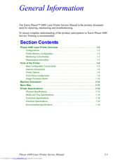 Xerox 4400DX - Phaser B/W Laser Printer Service Manual