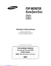 Samsung PPM42S3 Owner's Instructions Manual