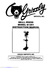Grizzly G1201 Instruction Manual
