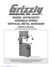 Grizzly G0736 Owner's Manual