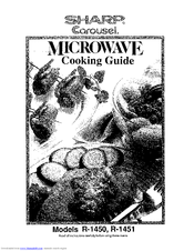 Sharp Carousel II R-1450 Cooking Manual