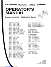 Snapper Broadmoor 2600 SERIES Operator's Manual