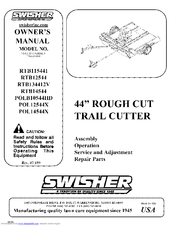 Swisher RTBl15441 Owner's Manual