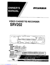 Sylvania SRV202 Owner's Manual