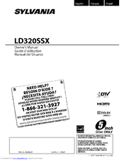 Sylvania LD320SSX Manuals | ManualsLib