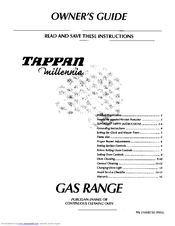 Tappan TGF324WHSB Owner's Manual