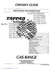 Tappan Millennia TGF336BHDB Owner's Manual
