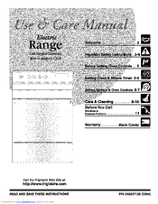 Frigidaire TEF303BWC Use & Care Manual