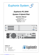 Euphonix System 5 PC 254H Operation Manual