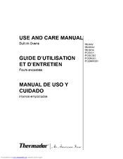 Thermador PODMW301 Use And Care Manual