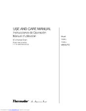 Thermador MBESLFTD Use And Care Manual