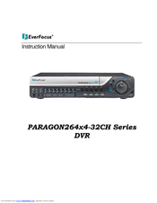 EverFocus PARAGON264x4 series Instruction Manual