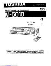 Toshiba M-5010 Owner's Manual