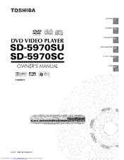 Toshiba SD-5970SU Owner's Manual