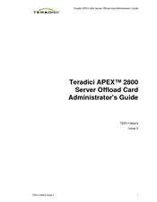 Teradici Teradici APEX 2800 Server Offload card by Administrator's Manual