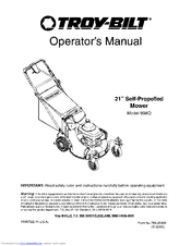 Troy-Bilt 998Q Operator's Manual