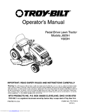 Troy-Bilt J609H Operator's Manual