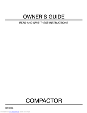 Frigidaire MTC500RBM3 Owner's Manual