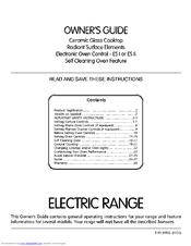 Frigidaire MEF361BHWB Owner's Manual