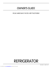 Frigidaire MRS20WRGW Owner's Manual