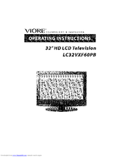 VIORE LC32VXF60PB Manual