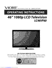 VIORE LC46VF60 Manual