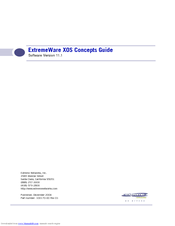 Extreme Networks ExtremeWare XOS 11.1 Manual