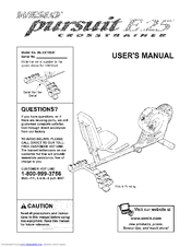 Weslo WLEX14930 User Manual
