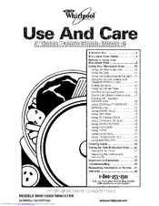 Whirlpool MH6151XH Use And Care Manual
