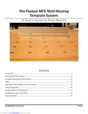 Festool MFS Multi-Routing Template System User Manual
