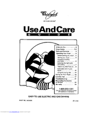 Whirlpool LER5848EQ2 Use And Care Manual