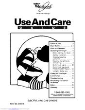 Whirlpool LECC8858DQ0 Use And Care Manual