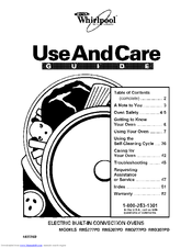 Whirlpool RBS307PD Use And Care Manual