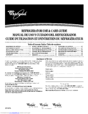 Whirlpool GS2SHKXNQ02 Use & Care Manual