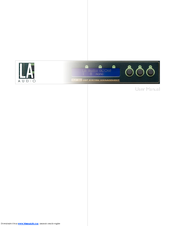 LA Audio DLX200 User Manual