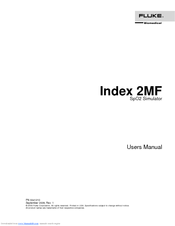 Fluke Biomedical Index 2MF User Manual