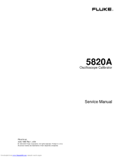 Fluke 5820A Service Manual