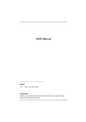 Foxconn SiIicon 3132 SATA RAID Manual