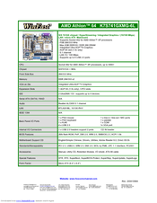 Foxconn K7S741GXMG-6L Specification