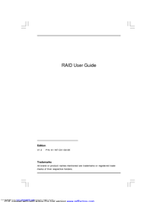 Foxconn RAID 91-187-C51-G0-0E User Manual