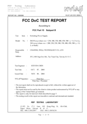 Foxconn ISO-P300D Test Manual