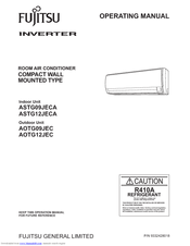 Fujitsu Inverter ASTG12JECA Operating Manual