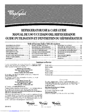 Whirlpool GT1SHTXMQ03 Use & Care Manual