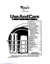 Whirlpool DP840CWDB3 Use And Care Manual